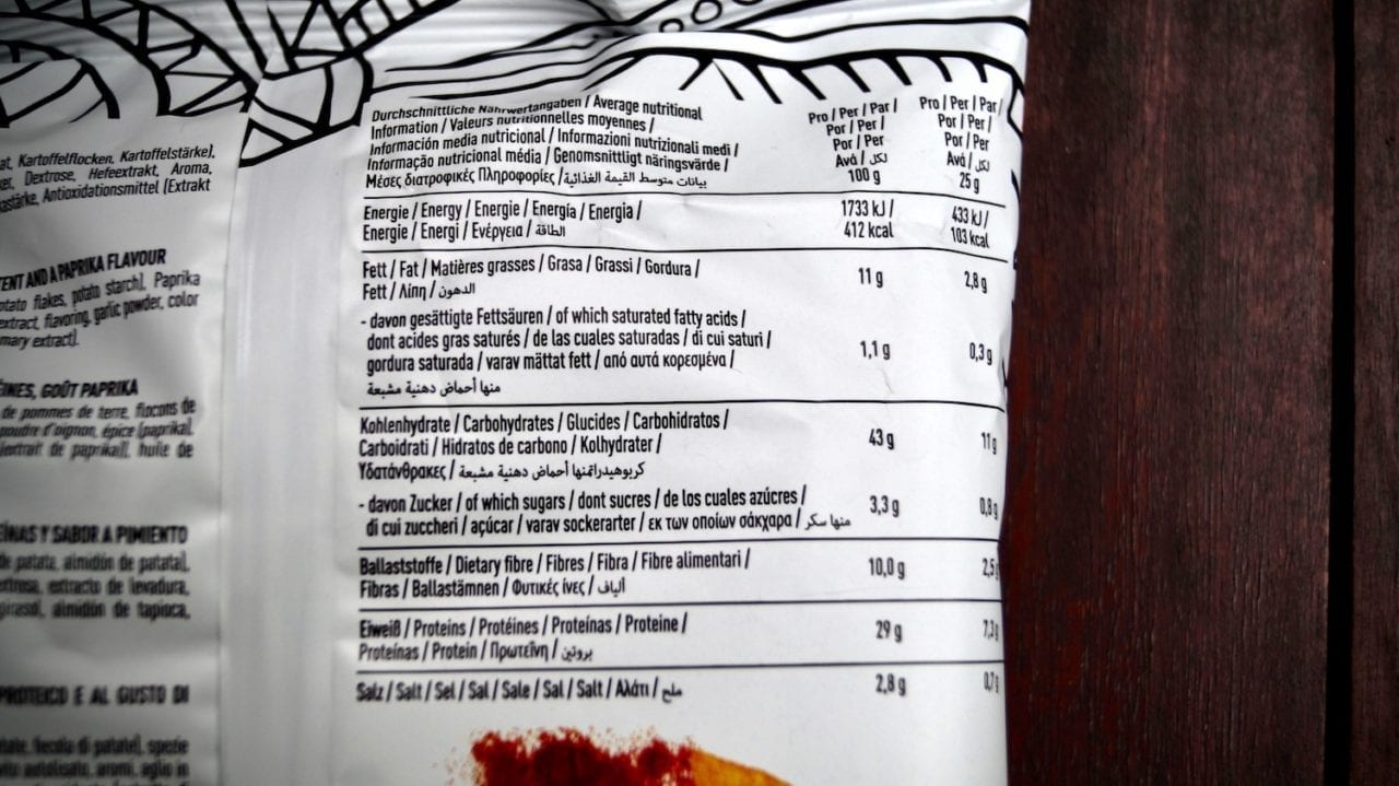 protein nachos Naehrwerte
