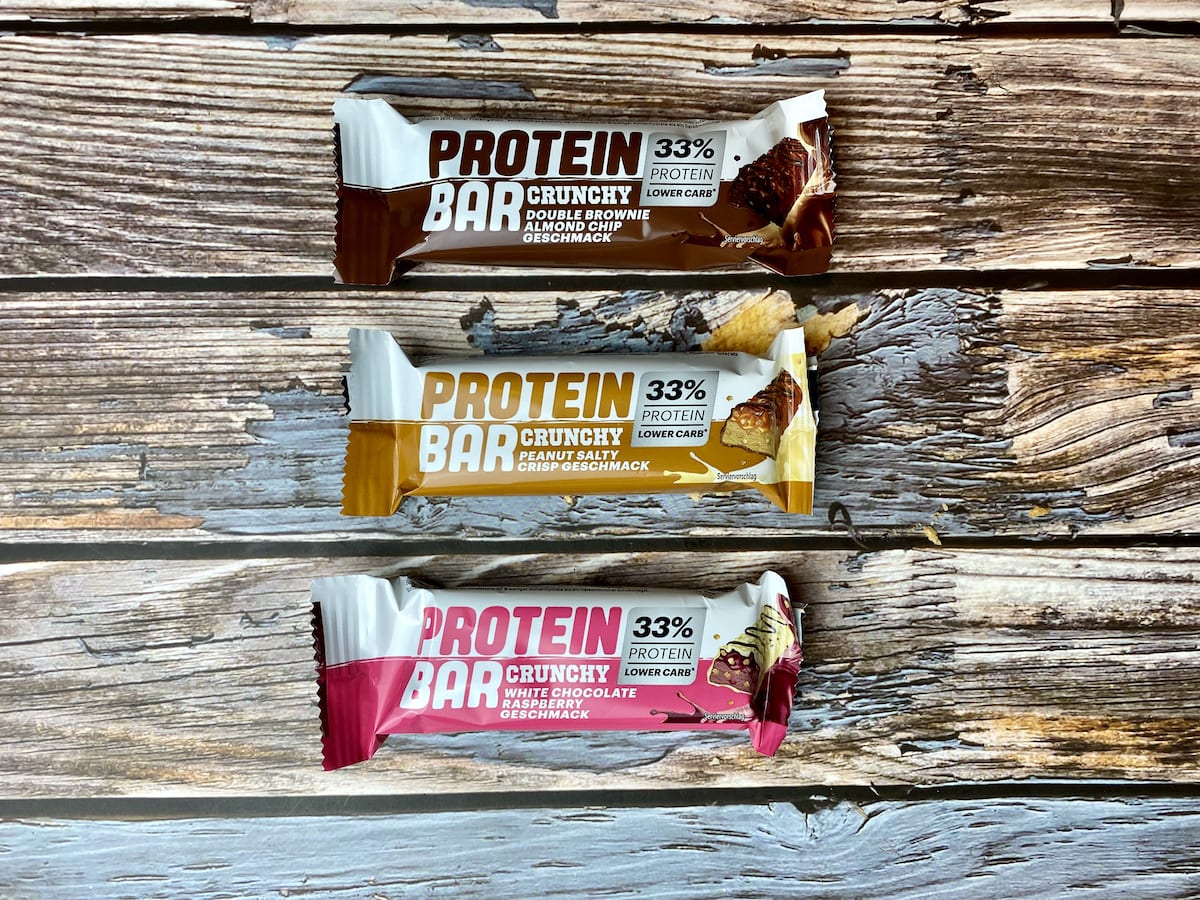 Lidl Proteinriegel Test - Lidl Protein Bar Crunchy 2 Lidl 33% Protein bar