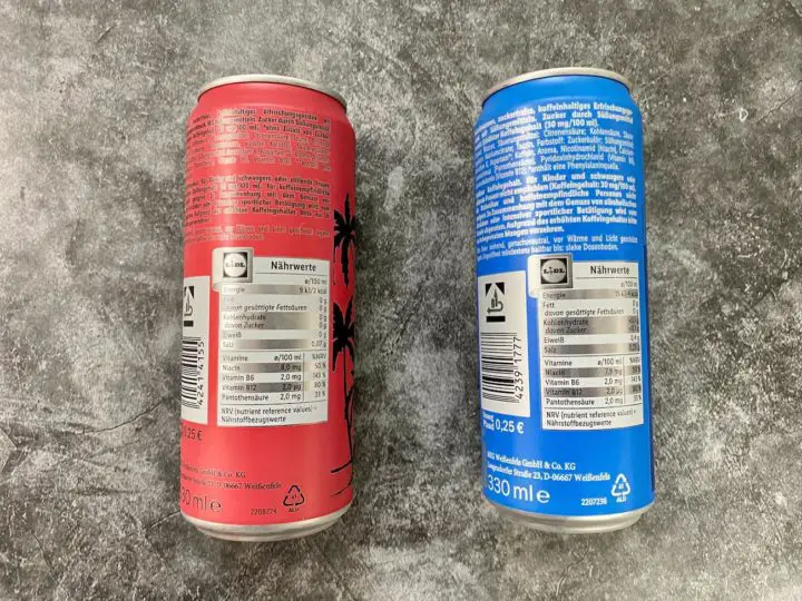 Kong Strong Energy Drink Testbericht Energy Drink von Lidl